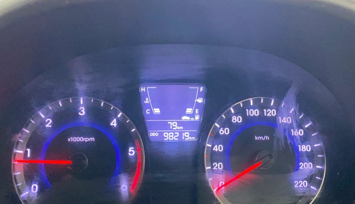 2017 Hyundai Verna 1.6 CRDI SX, Diesel, Manual, 98,200 km, Odometer Image