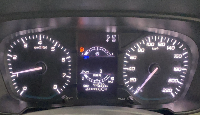 2023 Tata PUNCH ADVENTURE MT, Petrol, Manual, 44,537 km, Odometer Image