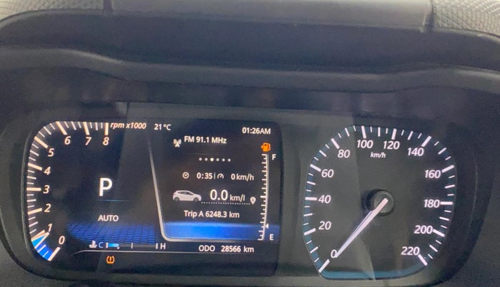 2023 Tata ALTROZ XZA PLUS DARK EDTION, Petrol, Automatic, 28,566 km, Odometer Image