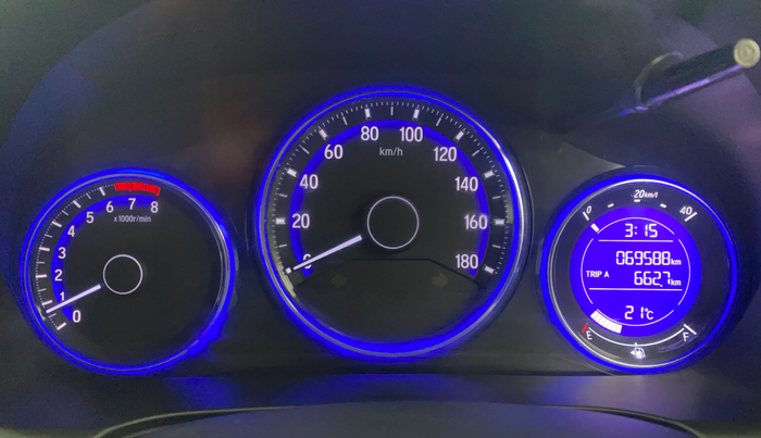 2017 Honda Amaze 1.2L I-VTEC VX, Petrol, Manual, 69,568 km, Odometer Image