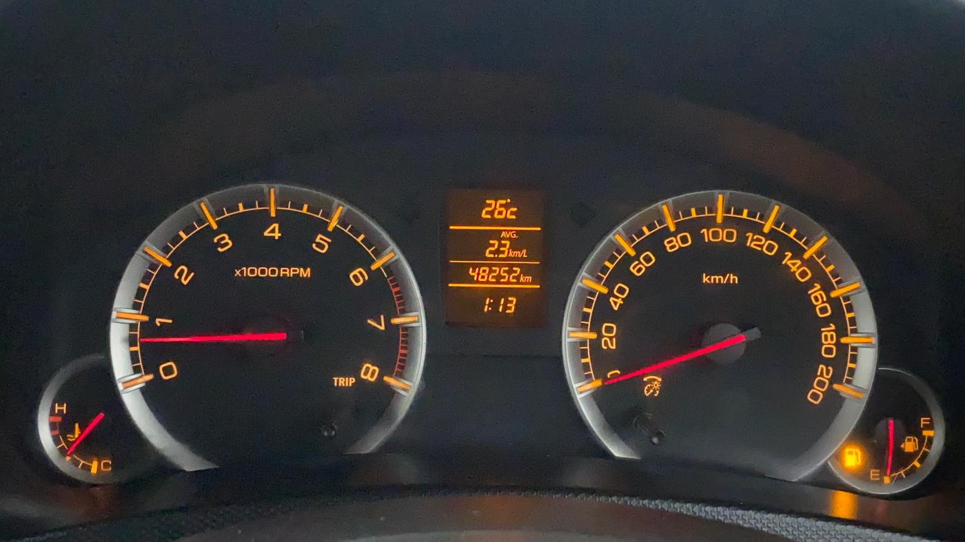 2012 Maruti Swift ZXI D, CNG, Manual, 48,375 km, Odometer Image