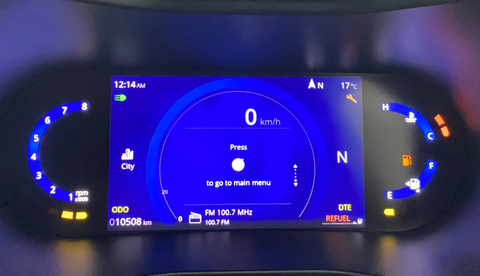 2024 Tata NEXON CREATIVE PLUS 1.2 REVOTRON 7 DCA DT, Petrol, Automatic, 10,480 km, Odometer Image