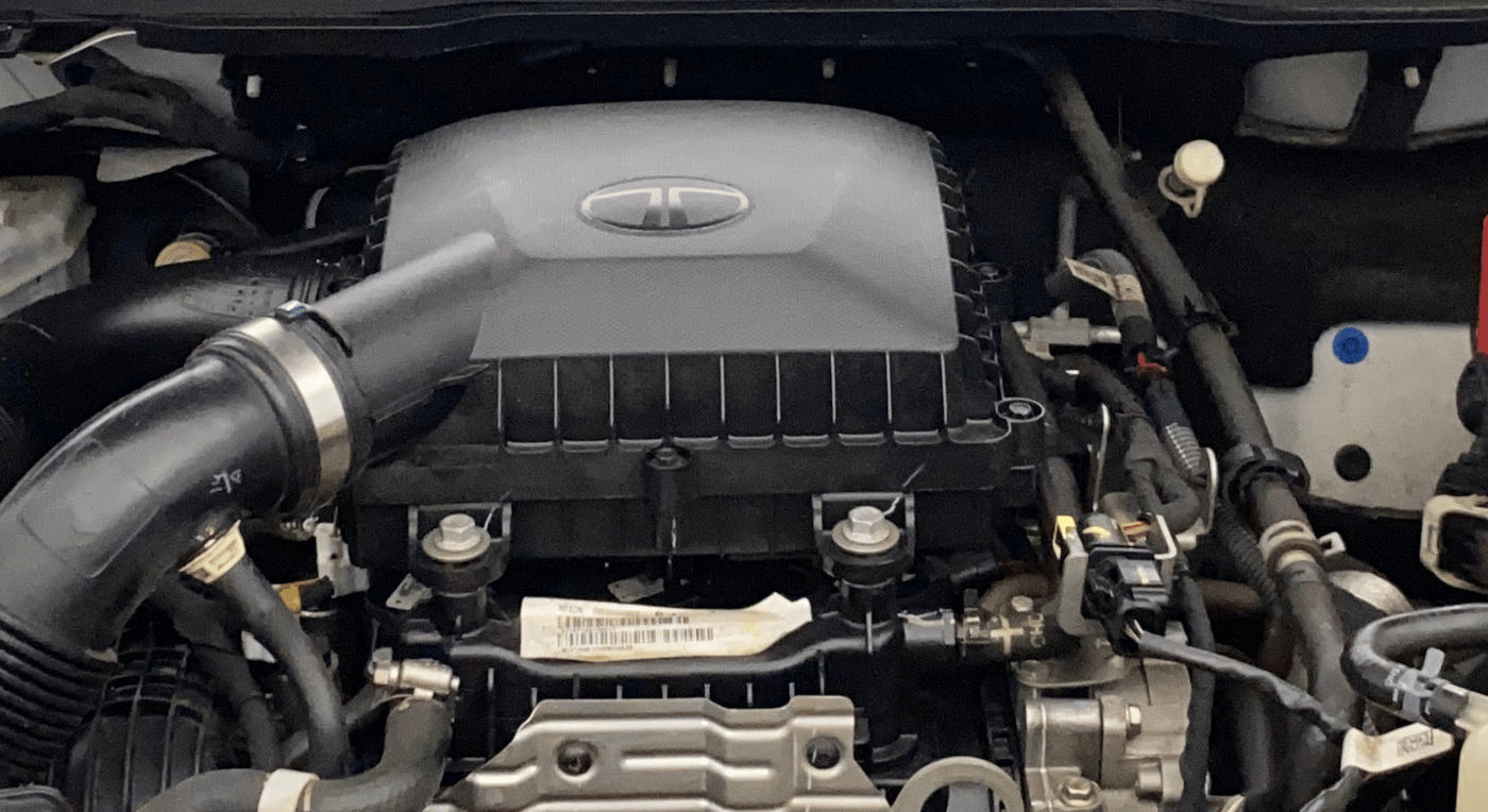 2024 Tata NEXON CREATIVE PLUS 1.2 REVOTRON 7 DCA DT, Petrol, Automatic, 10,480 km, Engine View