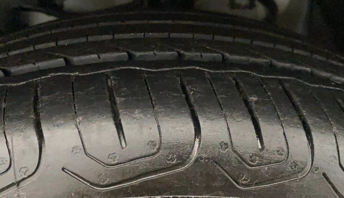 2024 Tata NEXON CREATIVE PLUS 1.2 REVOTRON 7 DCA DT, Petrol, Automatic, 10,480 km, Left Front Tyre Tread