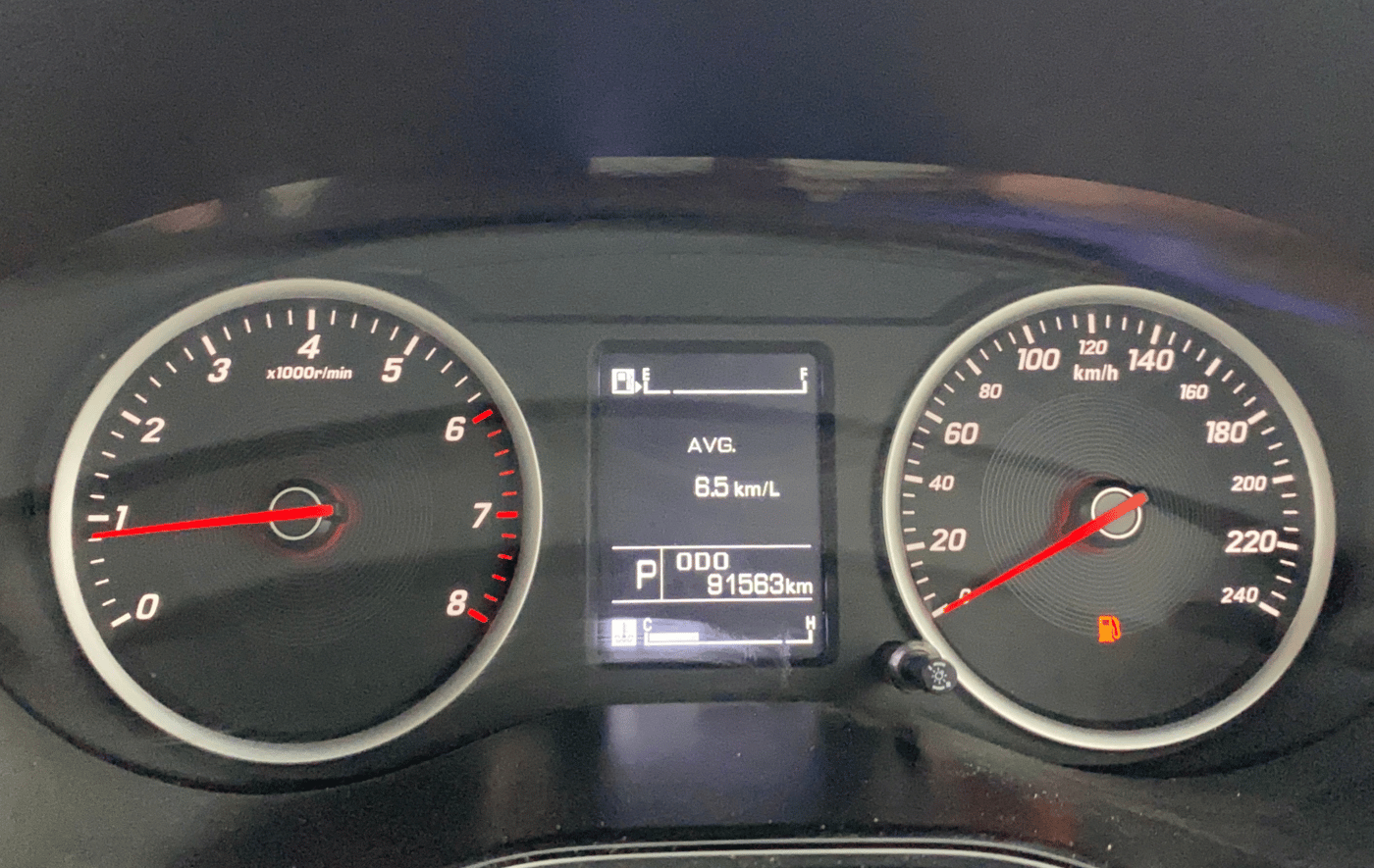 2019 MG HECTOR SMART 1.5 DCT PETROL, CNG, Automatic, 91,563 km, Odometer Image