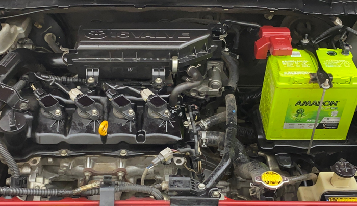 2013 Toyota Etios G, Petrol, Manual, 77,351 km, Engine View