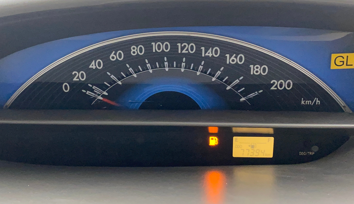 2013 Toyota Etios G, Petrol, Manual, 77,351 km, Odometer Image