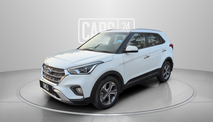 2019 Hyundai Creta SX AT 1.6 PETROL, Petrol, Automatic, 46,498 km, Left Front Diagonal