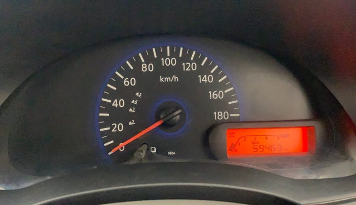 2014 Datsun Go T, Petrol, Manual, 59,457 km, Odometer Image