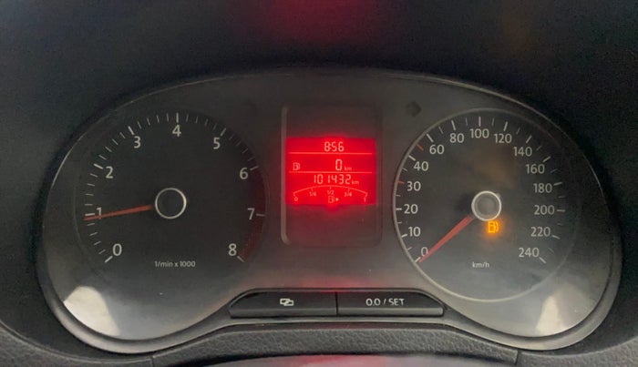 2013 Volkswagen Polo COMFORTLINE 1.2L PETROL, Petrol, Manual, 1,01,413 km, Odometer Image