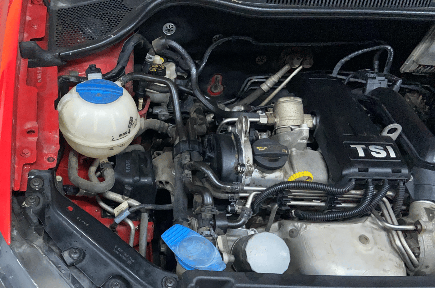 2016 Volkswagen Polo GT TSI AT, Petrol, Automatic, 1,29,229 km, Engine View - Right