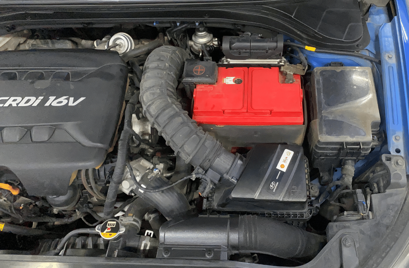 2019 Hyundai New Elantra 1.6 SX (O) AT DIESEL, Diesel, Automatic, 63,389 km, Engine View - Left
