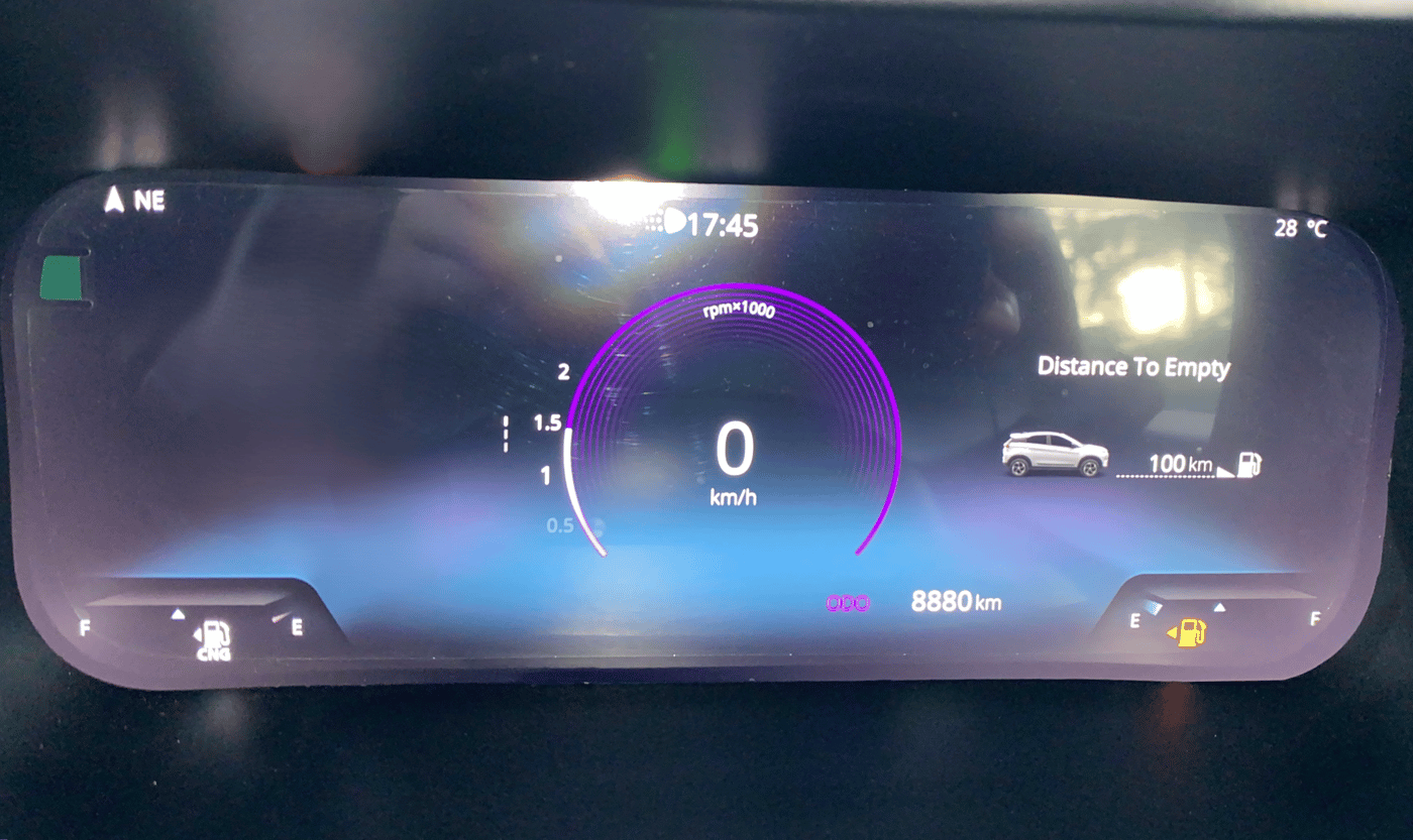 2025 Tata NEXON Fearless Plus (PS) 1.2 iCNG 6MT Dual Tone, CNG, Manual, 8,858 km, Odometer Image
