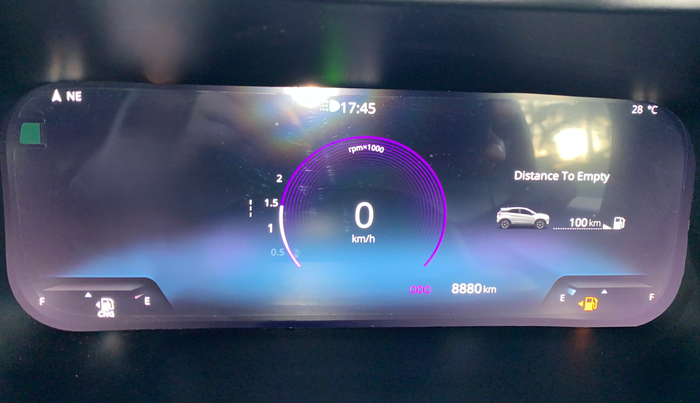 2025 Tata NEXON Fearless Plus (PS) 1.2 iCNG 6MT Dual Tone, CNG, Manual, 8,858 km, Odometer Image