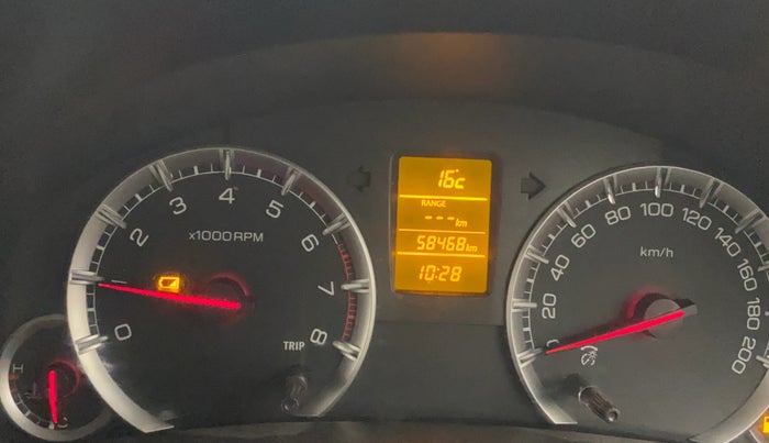 2015 Maruti Swift ZXI, Petrol, Manual, 58,467 km, Odometer Image
