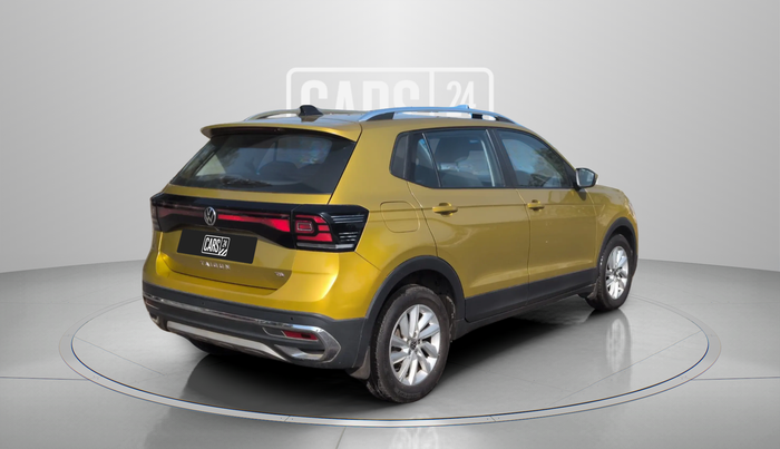 2022 Volkswagen TAIGUN HIGHLINE 1.0 TSI AT, Petrol, Automatic, 38,709 km, Right Back Diagonal