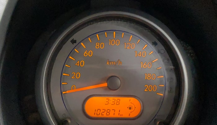 2014 Maruti Ritz VXI, Petrol, Manual, 1,02,864 km, Odometer Image