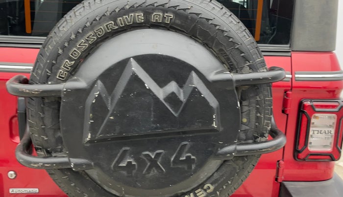 2022 Mahindra Thar LX PETROL HT 4WD AT, Petrol, Automatic, 16,555 km, Spare Tyre