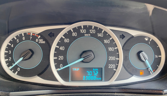 2018 Ford Figo Aspire Titanium 1.2 Ti-VCT Opt, Petrol, Manual, 33,865 km, Odometer Image