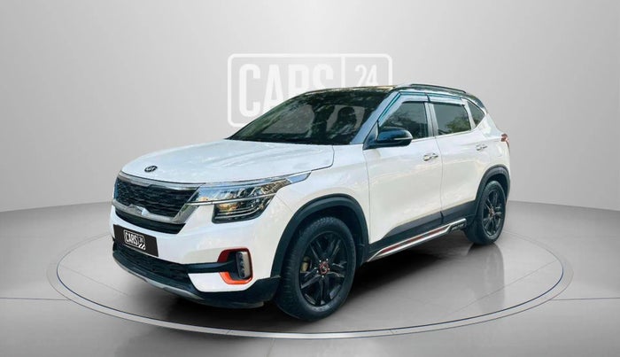 2021 KIA SELTOS HTX ANNIVERSARY EDITION 1.5 PETROL IVT, Petrol, Automatic, 36,010 km, Left Front Diagonal
