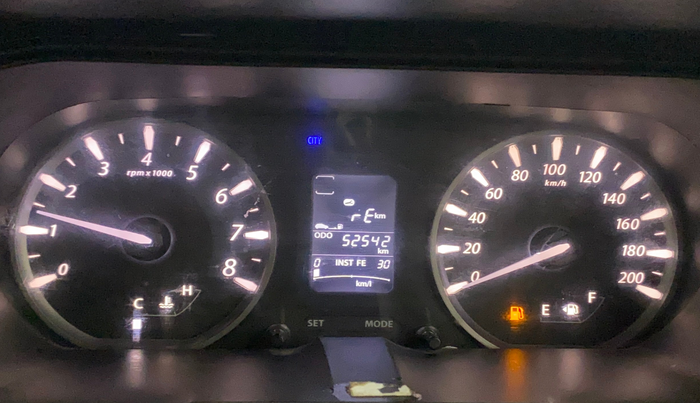 2015 Tata Zest XM PETROL, CNG, Manual, 52,534 km, Odometer Image