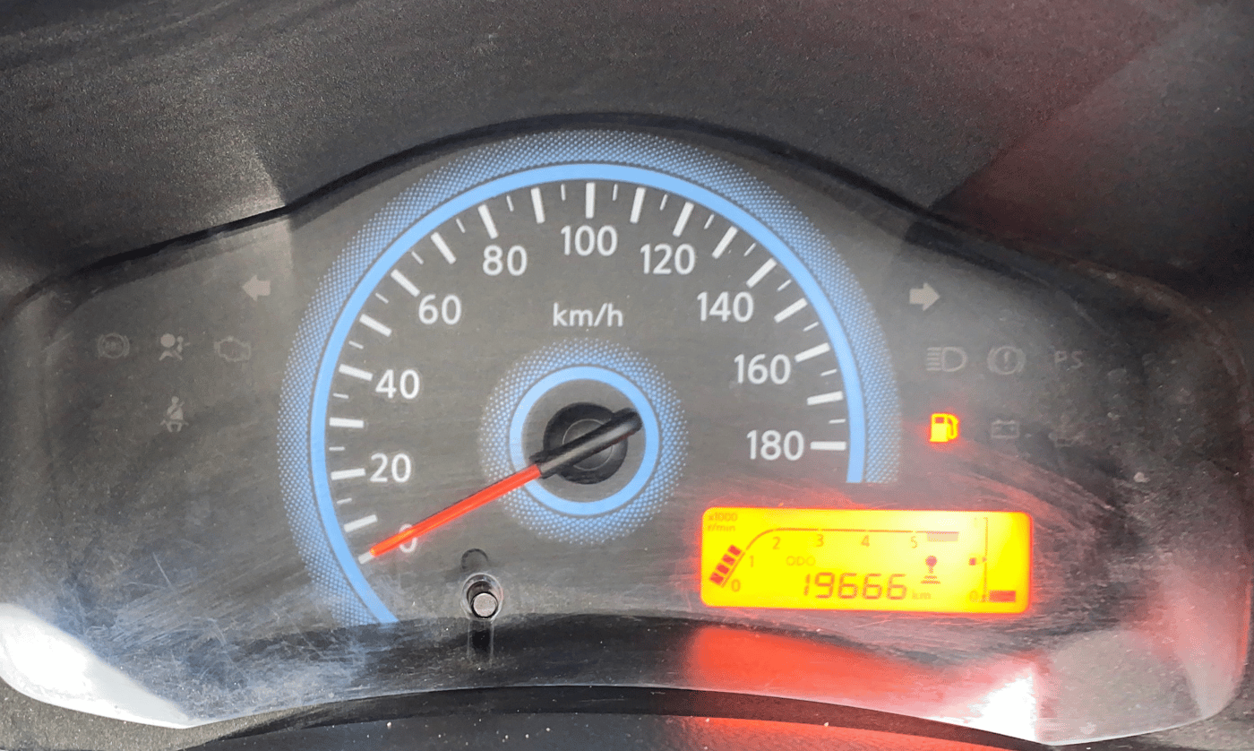 2019 Datsun Redi Go S 1.0, Petrol, Manual, 19,665 km, Odometer Image