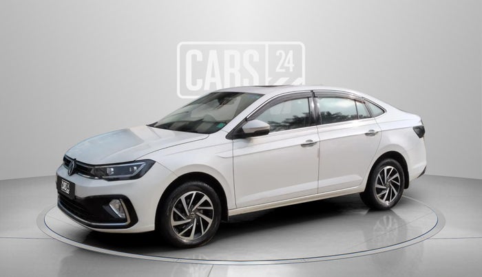 2022 Volkswagen VIRTUS TOPLINE TSI 1.0 AT, Petrol, Automatic, 26,244 km, Left Front Diagonal