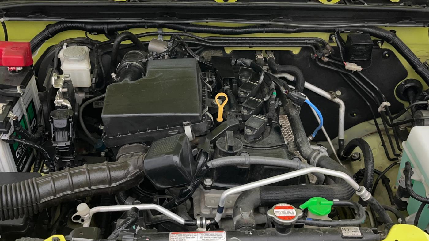 2025 Maruti JIMNY ALPHA ALL GRIP PRO AT, Petrol, Automatic, 2,589 km, Engine View
