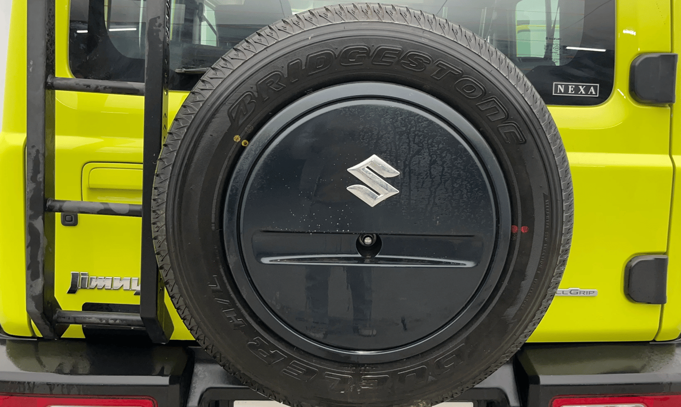 2025 Maruti JIMNY ALPHA ALL GRIP PRO AT, Petrol, Automatic, 2,589 km, Spare Tyre