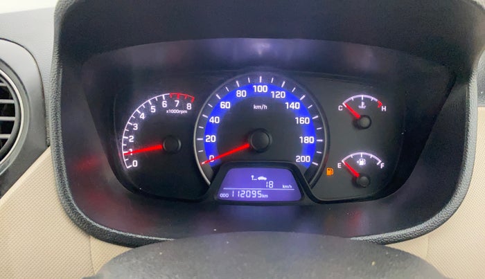 2016 Hyundai Xcent SX 1.2, Petrol, Manual, 1,12,065 km, Odometer Image