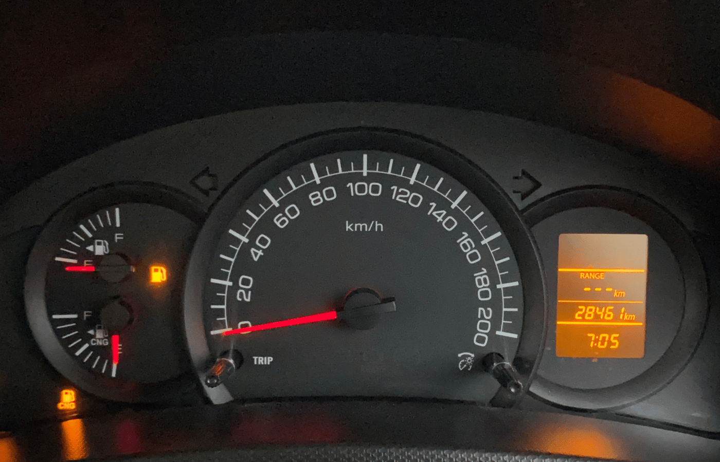2021 Maruti Swift Dzire TOUR S-CNG (O), CNG, Manual, 28,460 km, Odometer Image