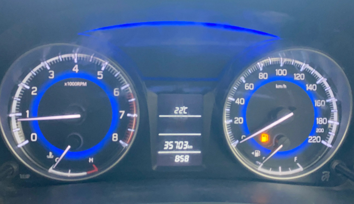2019 Maruti Baleno DELTA PETROL 1.2, Petrol, Manual, 35,702 km, Odometer Image
