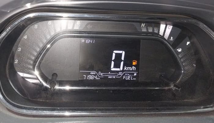 2021 Tata TIGOR XZA PLUS PETROL, Petrol, Automatic, 71,984 km, Odometer Image