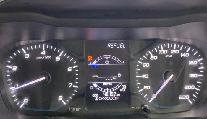 2021 Tata ALTROZ XE PETROL, Petrol, Manual, 40,192 km, Odometer Image