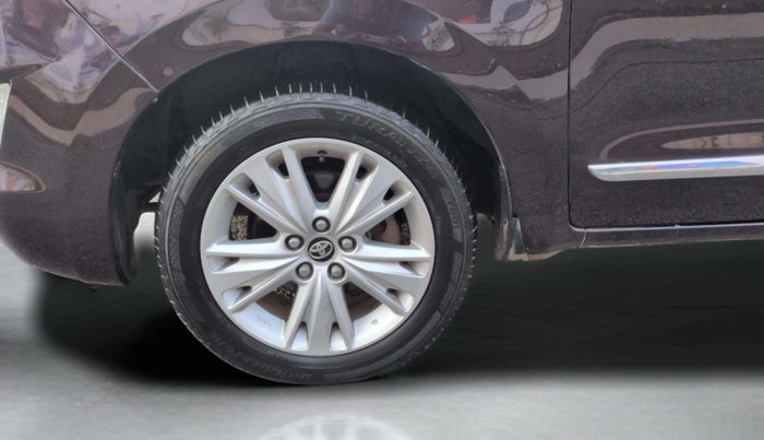 2017 Toyota Innova Crysta 2.8 ZX AT 7 STR, Diesel, Automatic, 1,36,723 km, Left Front Wheel