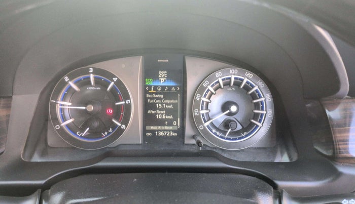 2017 Toyota Innova Crysta 2.8 ZX AT 7 STR, Diesel, Automatic, 1,36,723 km, Odometer Image