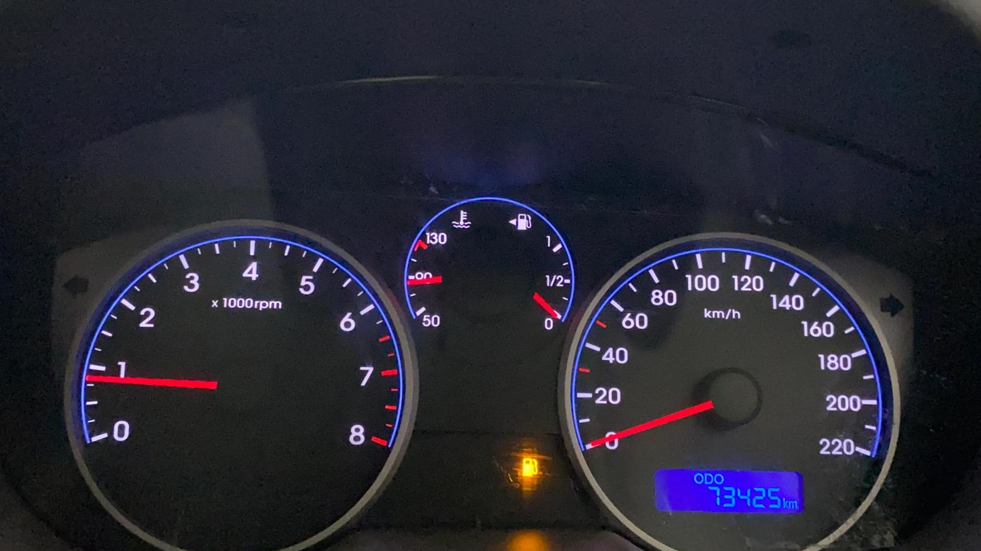 2013 Hyundai i20 MAGNA 1.2, Petrol, Manual, 73,411 km, Odometer Image