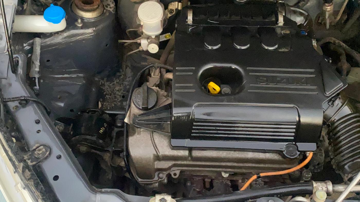 2018 Maruti Wagon R 1.0 VXI AMT, Petrol, Automatic, 48,105 km, Engine View - Right