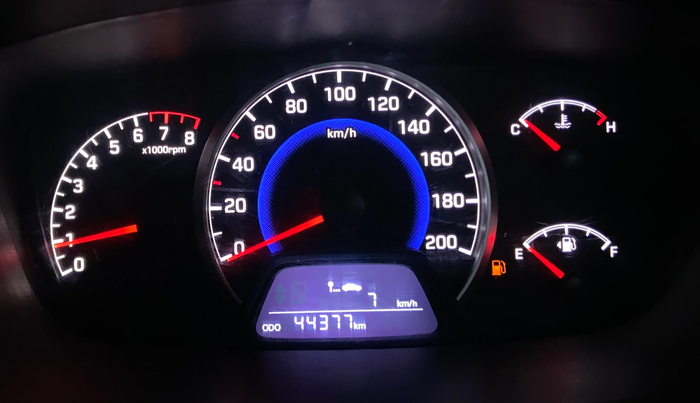 2018 Hyundai Grand i10 SPORTZ 1.2 KAPPA VTVT, CNG, Manual, 44,362 km, Odometer Image