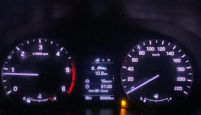 2017 Hyundai Creta SX (O) 1.6 DIESEL, Diesel, Manual, 90,413 km, Odometer Image