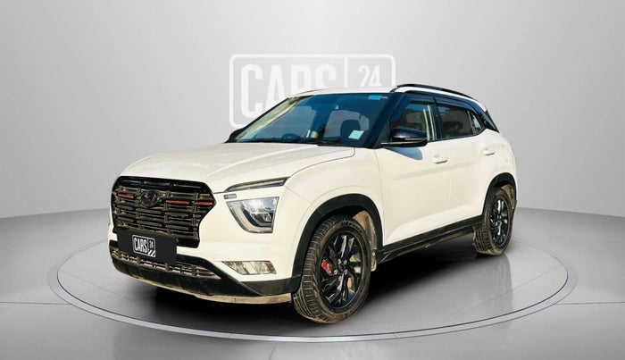 2022 Hyundai Creta SX (O) IVT KNIGHT 1.5 PETROL, Petrol, Automatic, 57,862 km, Left Front Diagonal