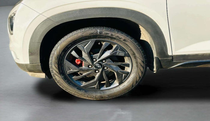 2022 Hyundai Creta SX (O) IVT KNIGHT 1.5 PETROL, Petrol, Automatic, 57,862 km, Left Front Wheel