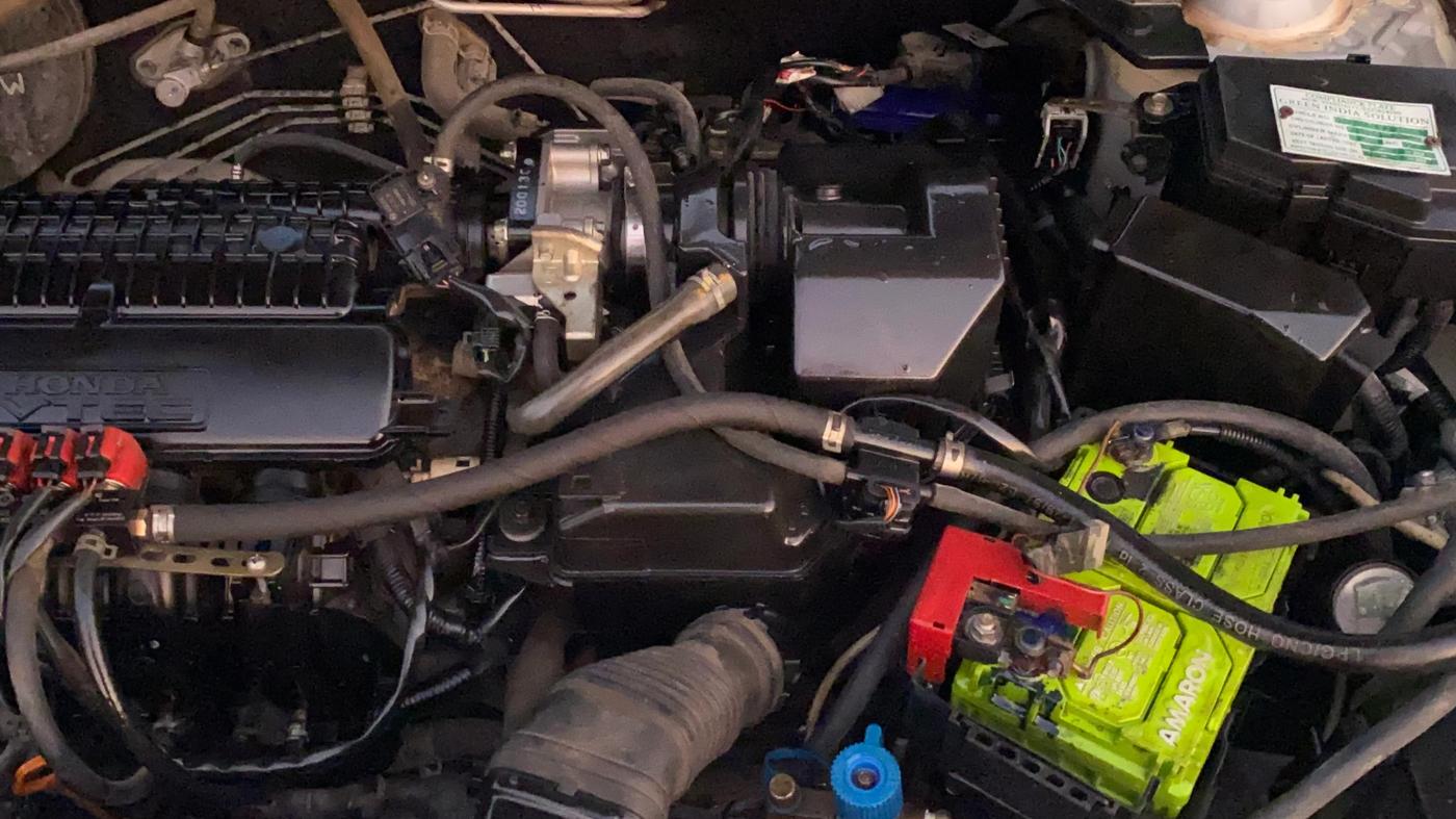 2020 Honda Amaze 1.2L I-VTEC S, CNG, Manual, 85,294 km, Engine View - Left