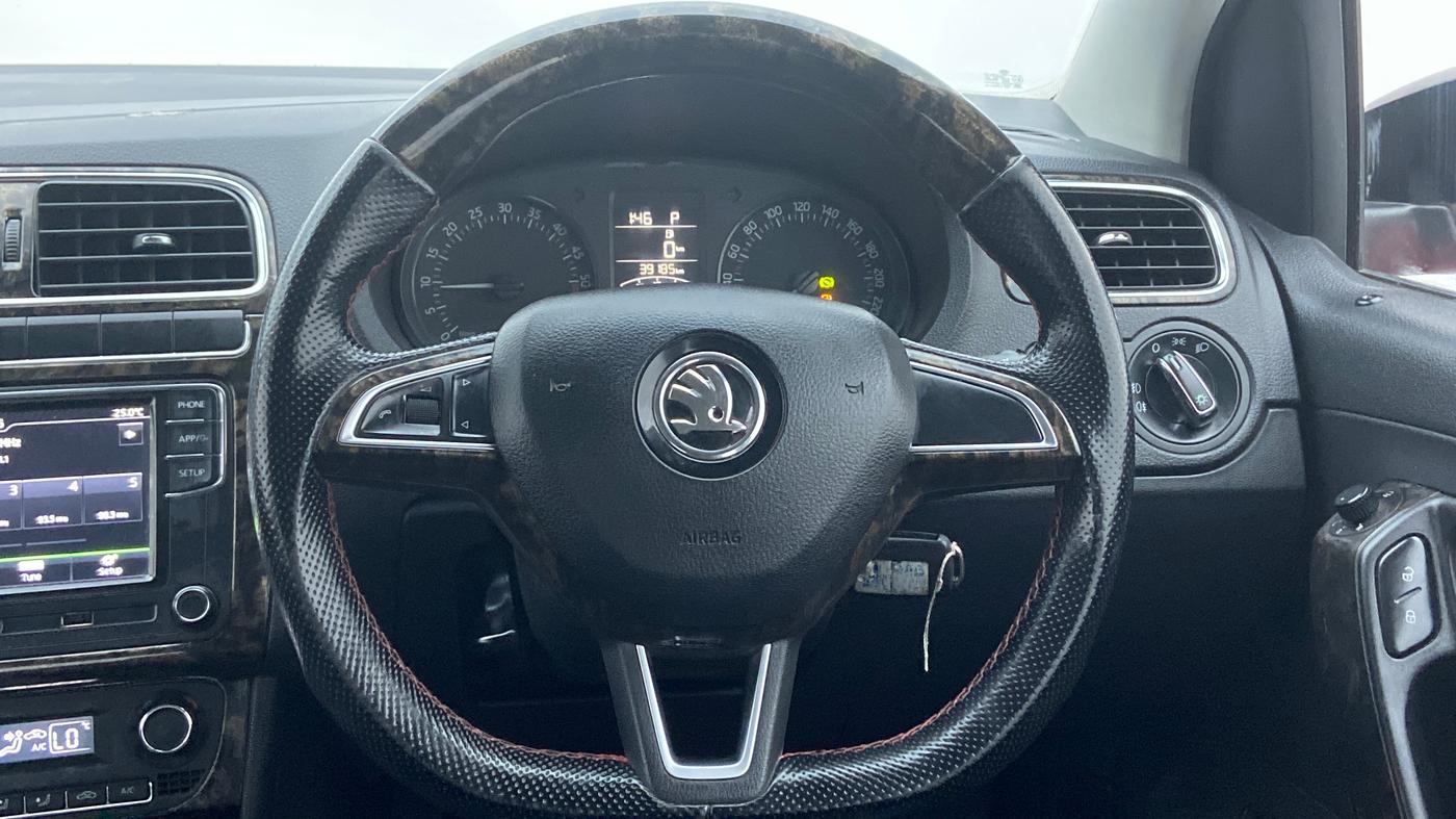 2018 Skoda Rapid Style 1.5 TDI AT, Diesel, Automatic, 39,264 km, Steering Wheel Close Up