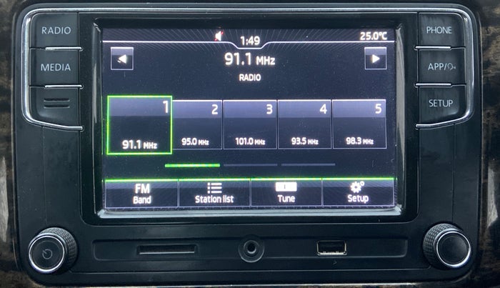 2018 Skoda Rapid Style 1.5 TDI AT, Diesel, Automatic, 39,264 km, Infotainment System