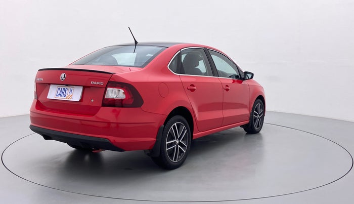 2018 Skoda Rapid Style 1.5 TDI AT, Diesel, Automatic, 39,264 km, Right Back Diagonal