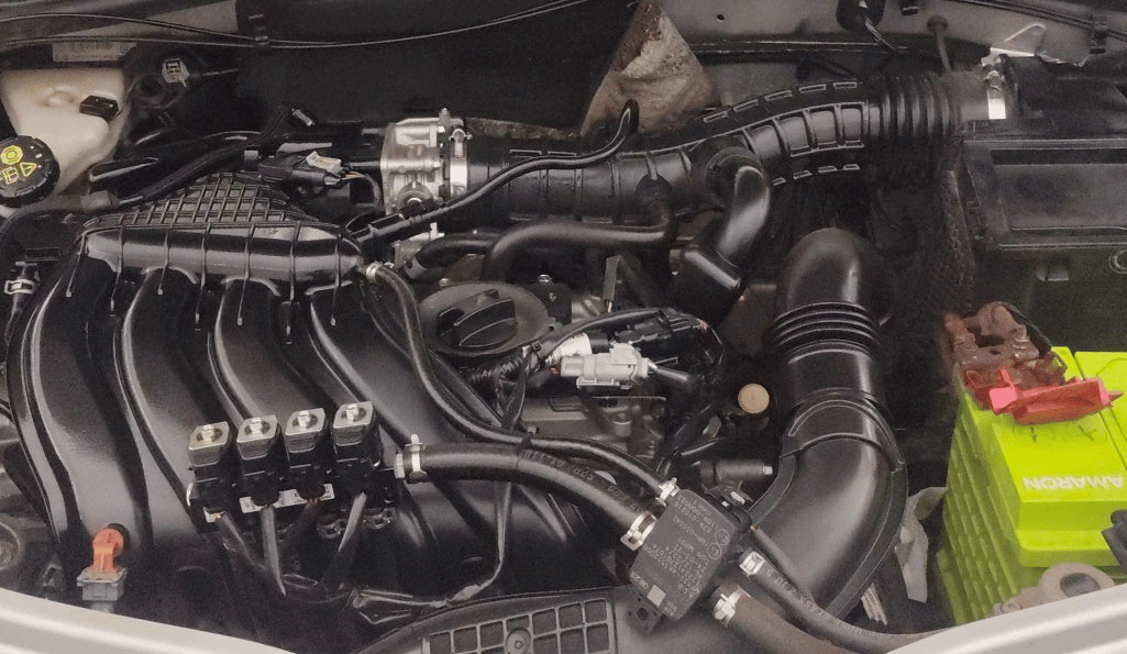 2019 Renault Duster RXS CVT, CNG, Automatic, 54,049 km, Engine View