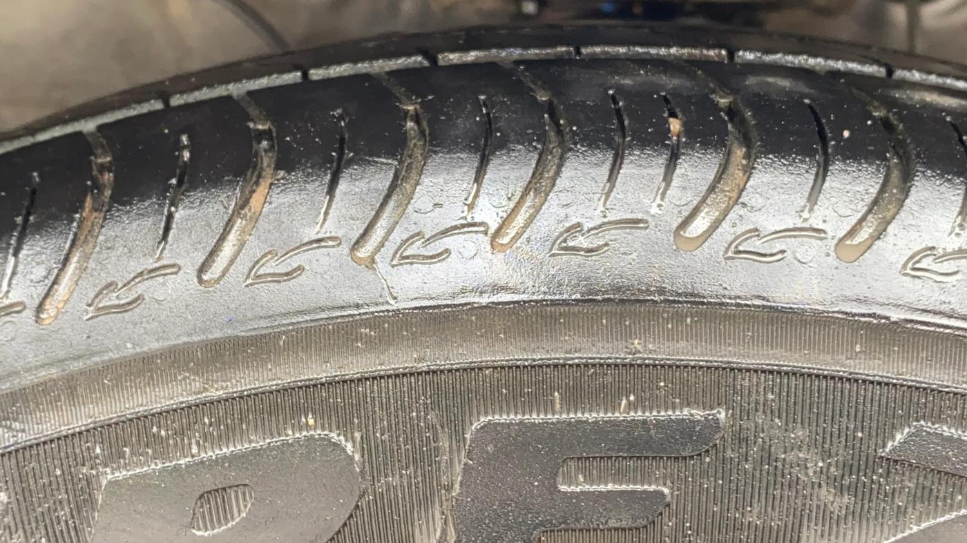 2021 Maruti S PRESSO VXI+, Petrol, Manual, 64,045 km, Left Front Tyre Tread