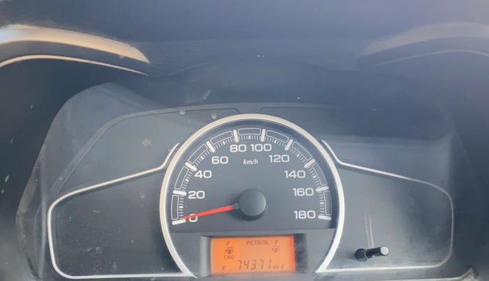 2021 Maruti Alto LXI CNG, CNG, Manual, 74,348 km, Odometer Image