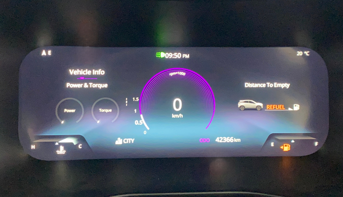 2023 Tata NEXON FEARLESS PURPLE + SUNROOF DUAL TONE 1.2 PETROL, Petrol, Manual, 42,318 km, Odometer Image